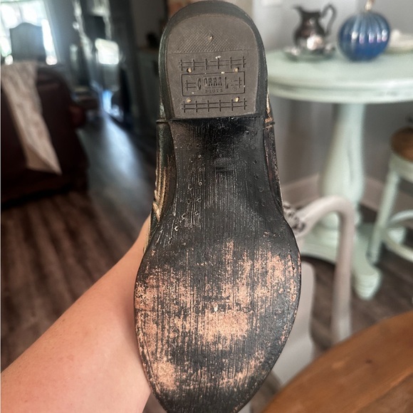 Corral Boots Brown & Cream Cowboy worn twice - Picture 6 of 6